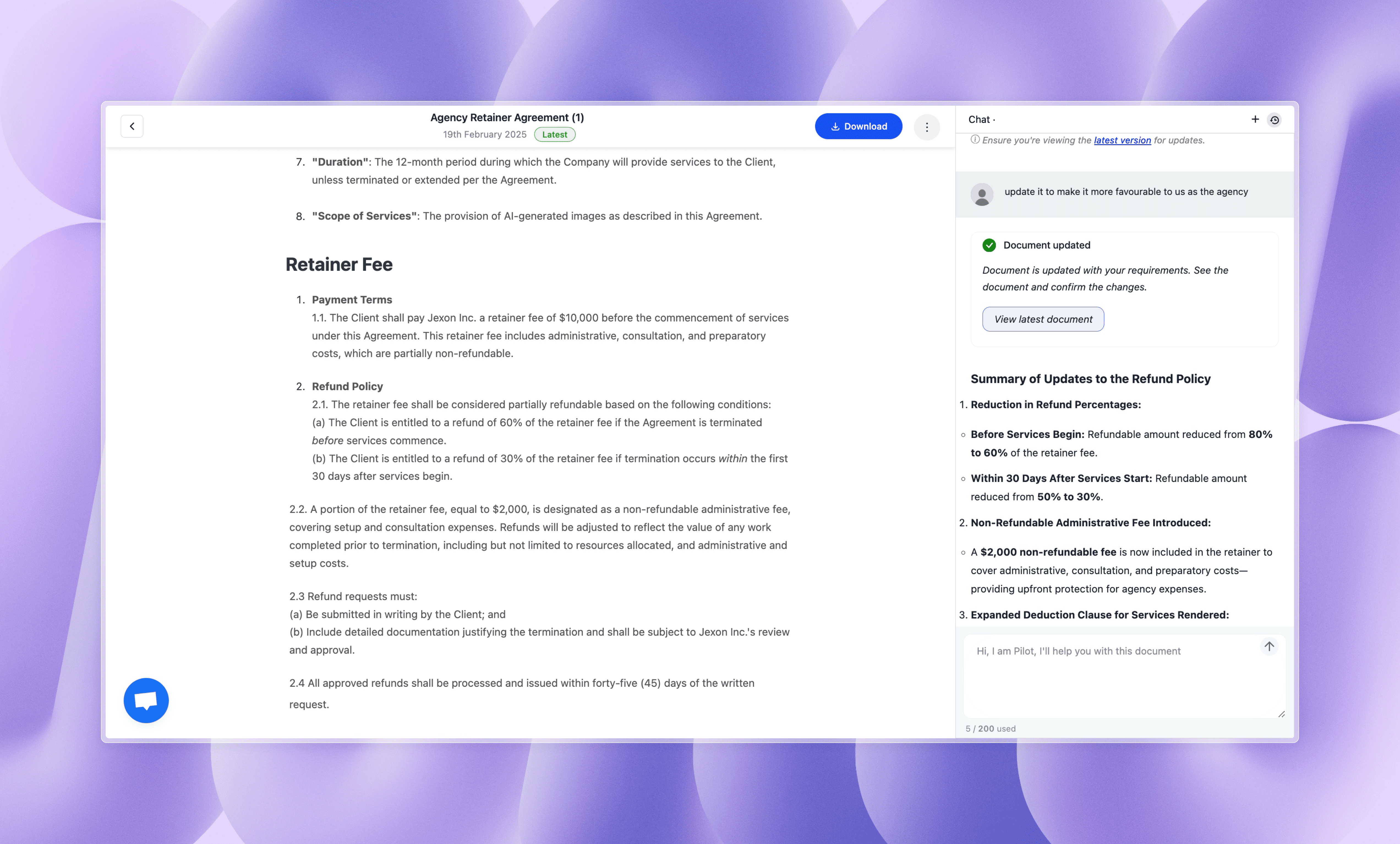 Airstrip AI Legal Assistant for Freelancers