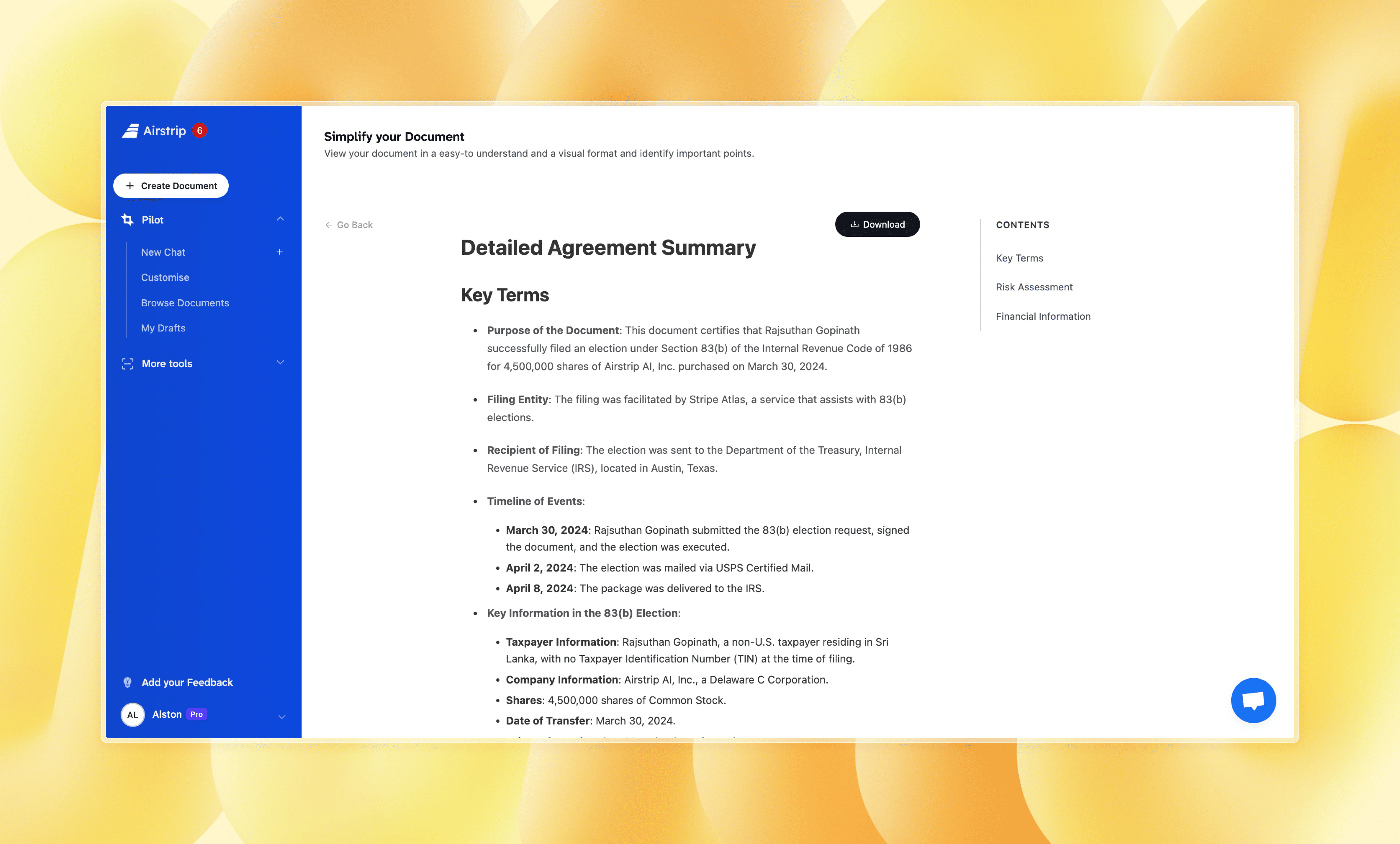 Service Agreement