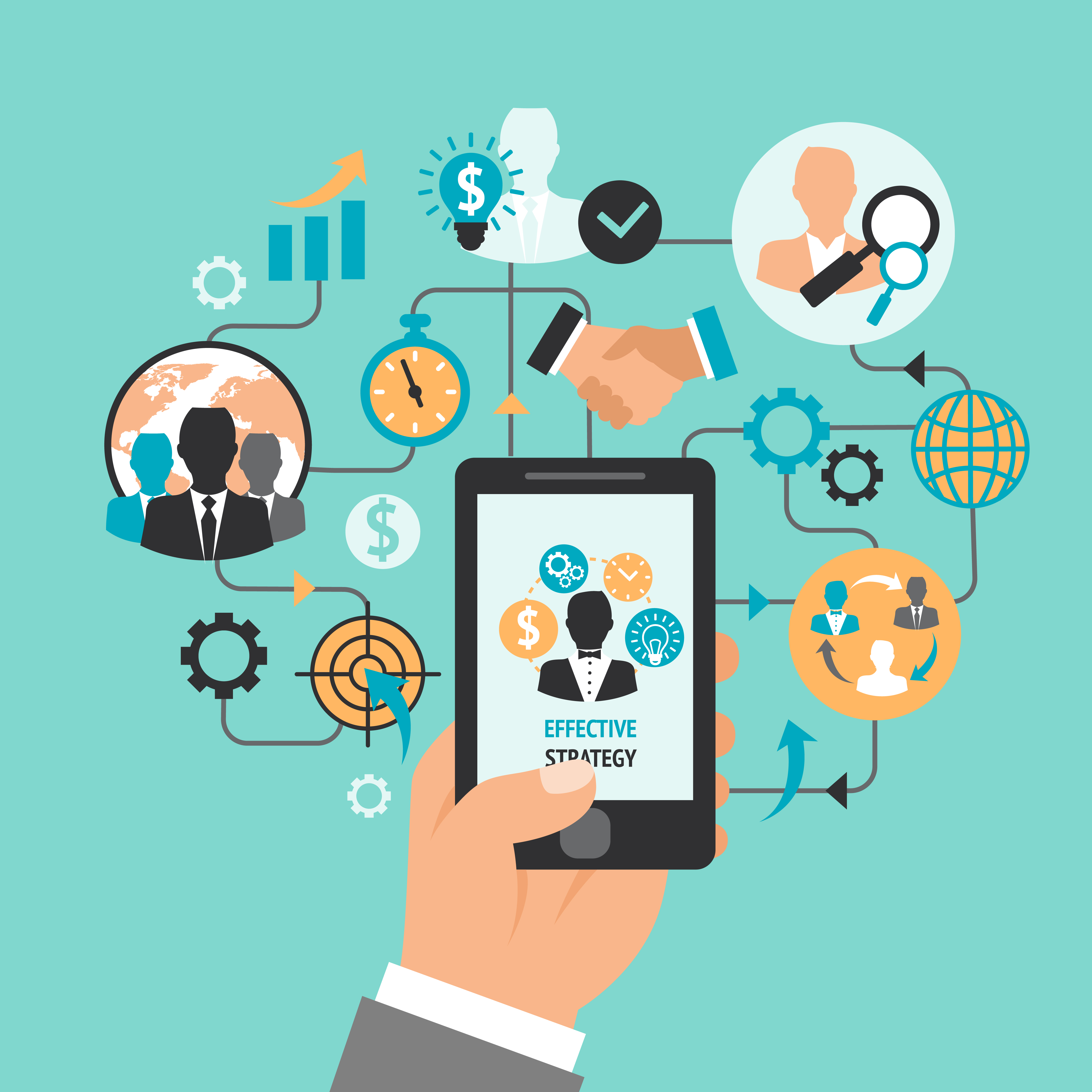 BFSI trust and security illustration