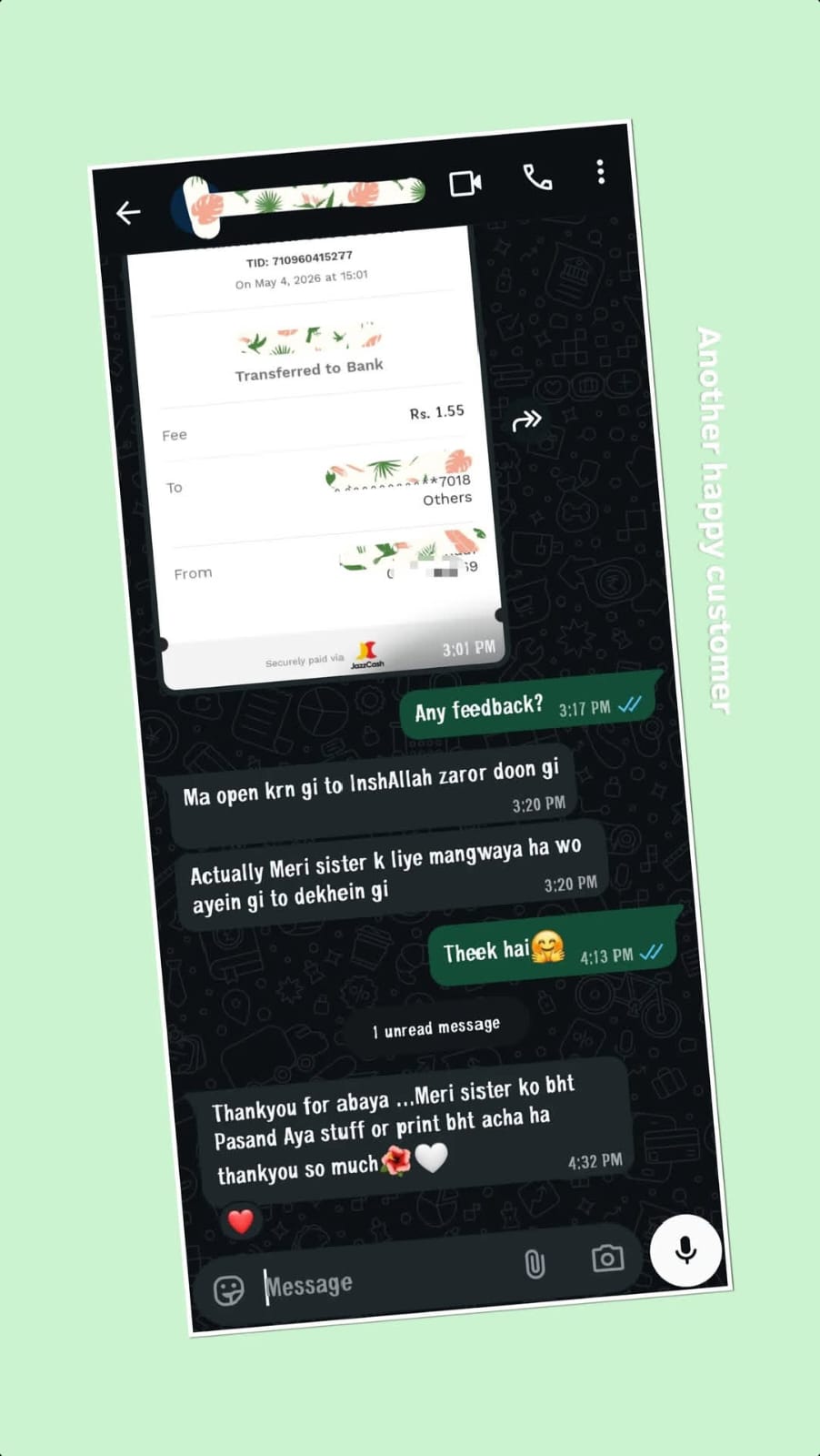 Abayiza customer review 13