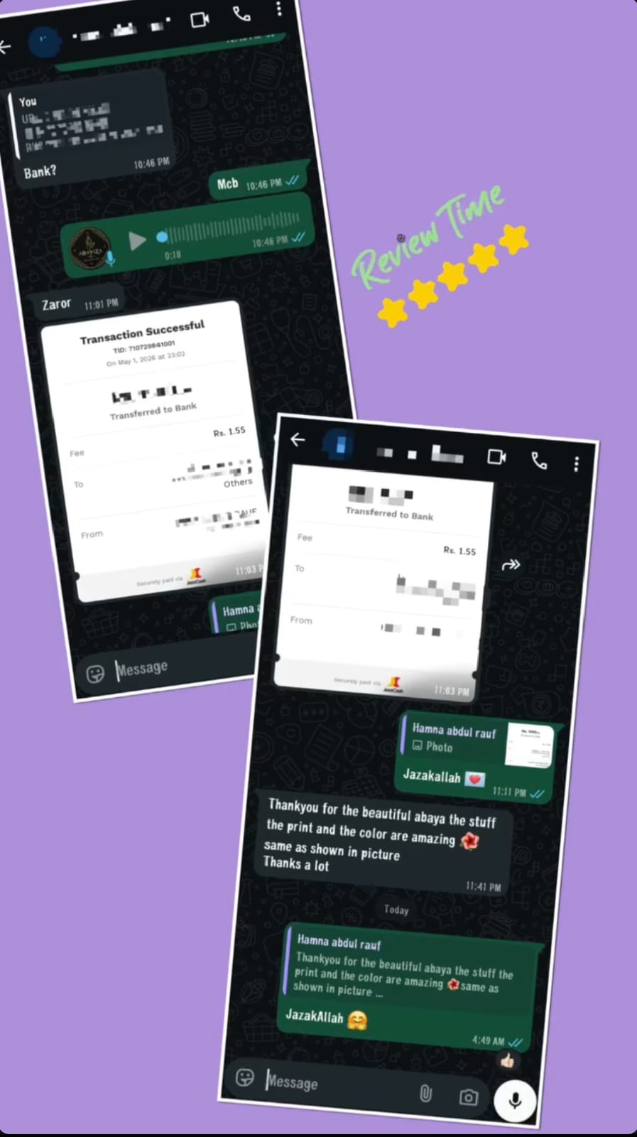 Abayiza customer review 14