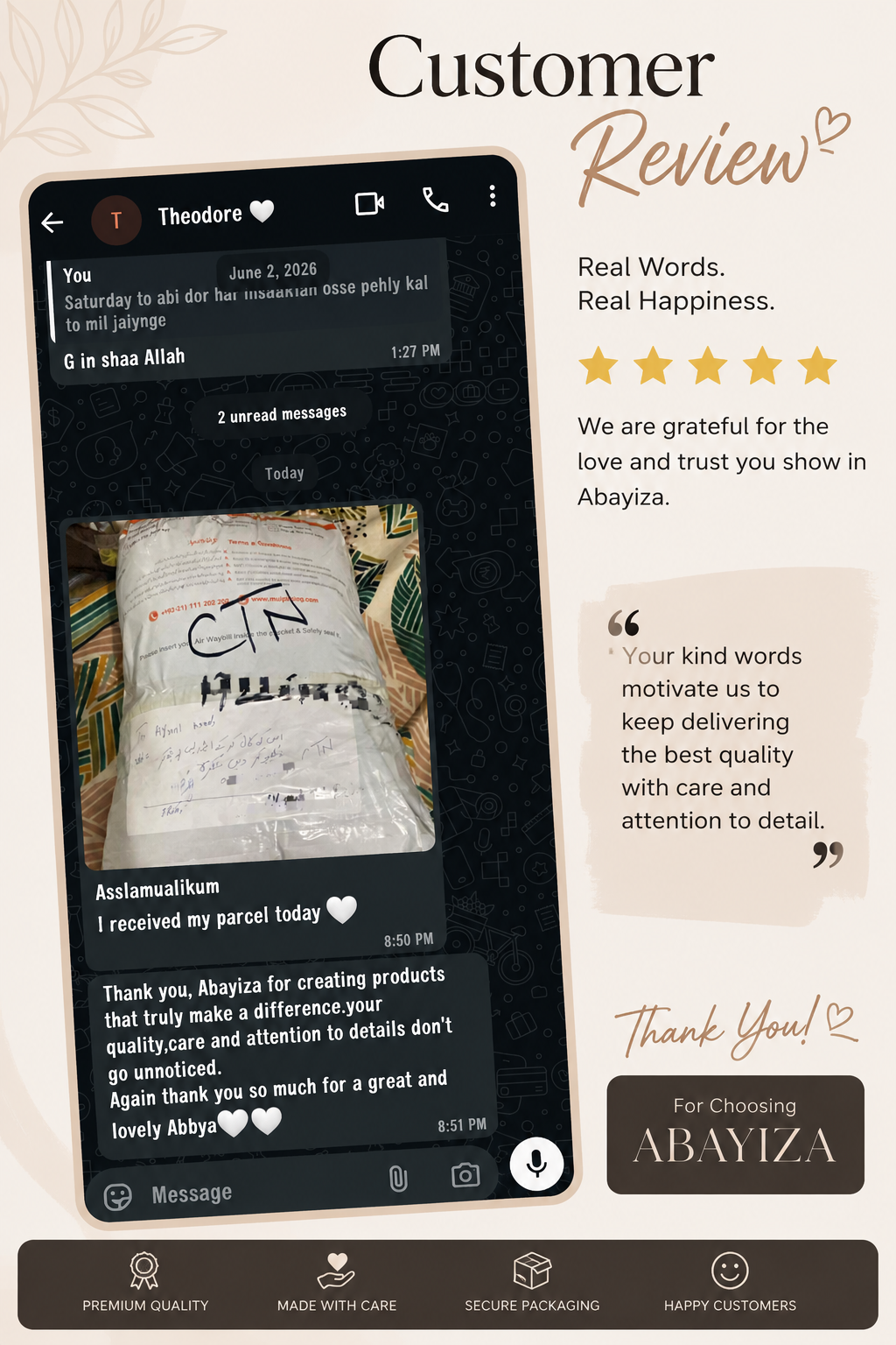 Abayiza customer review 21