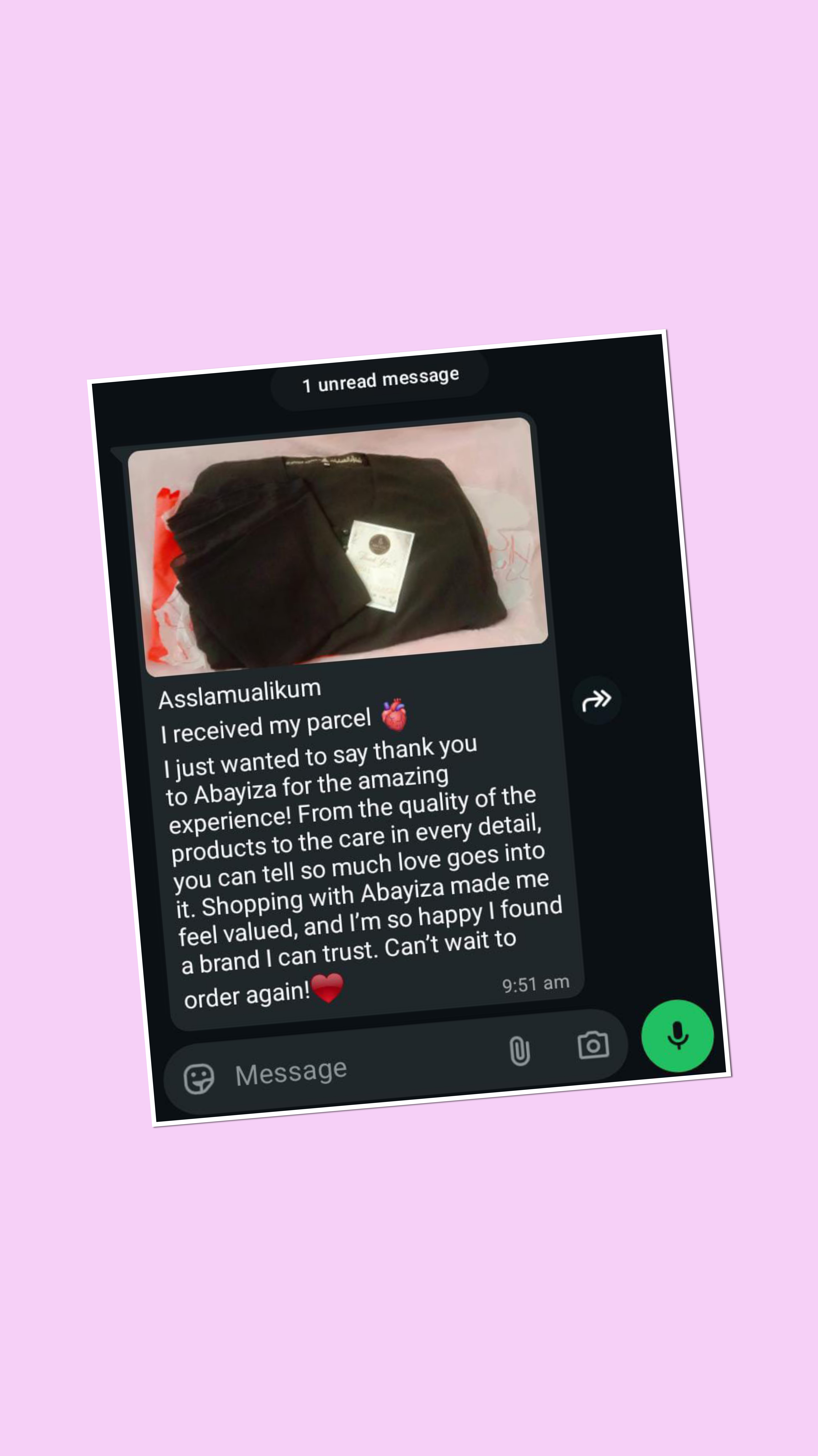 Abayiza customer review 24