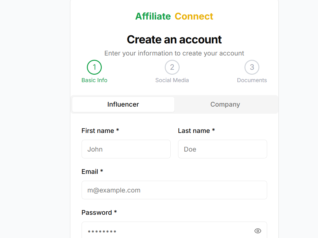 CDY Affiliate Platform