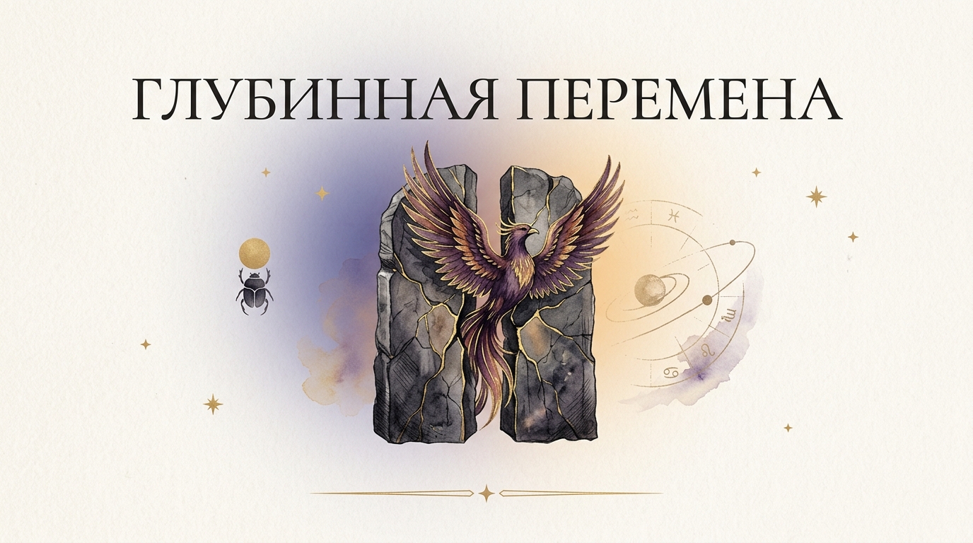 Плутон в натальной карте: трансформация, власть и глубинные перемены