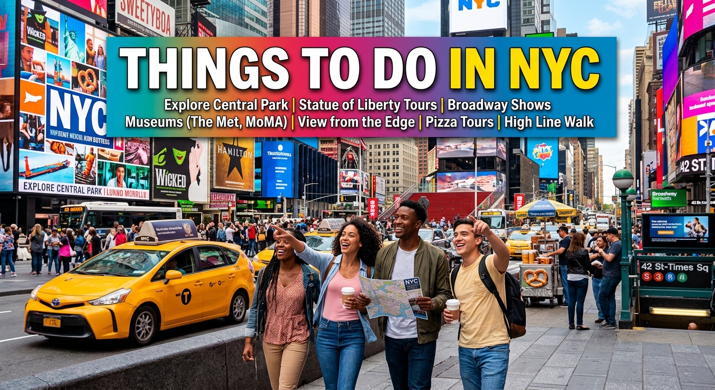 Illustration for article: 30 Epic Things to Do in NYC for First-Timers