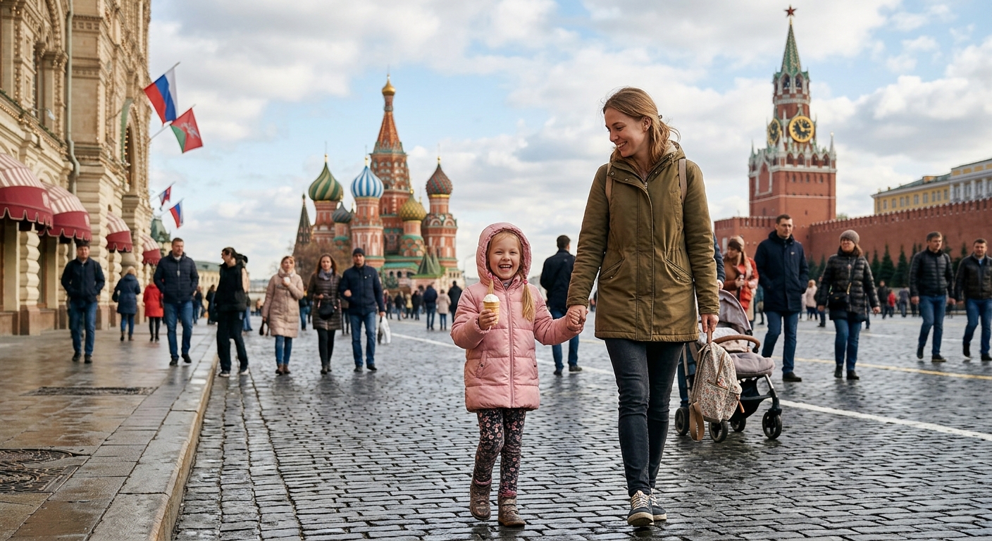 Иллюстрация к статье: Куда сходить с ребёнком в Москве: лучшие места для детей и родителей