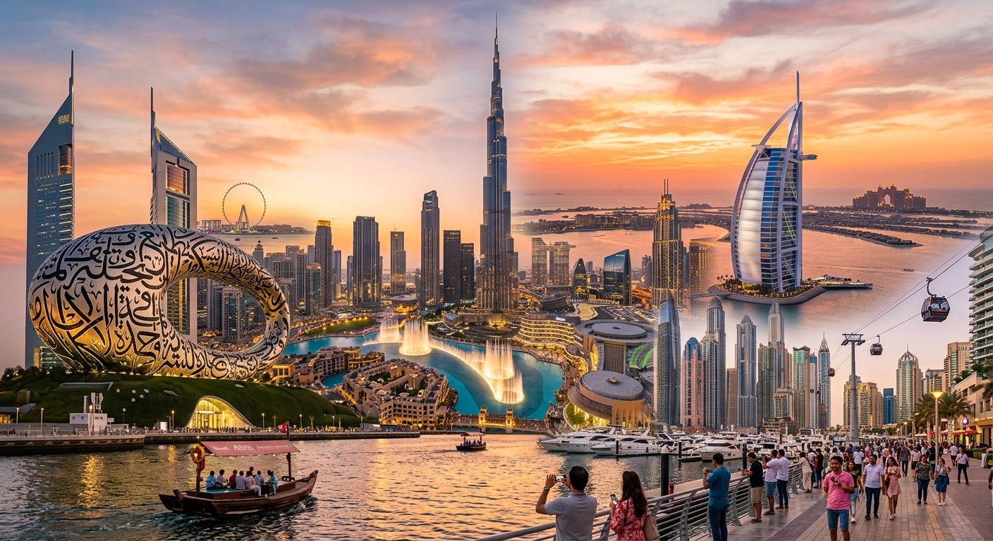 Illustration for article: Top Things to Do in Dubai: Luxury, Thrills & Sights