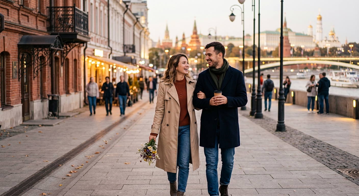 Иллюстрация к статье: Куда сходить с девушкой: романтические идеи для свидания