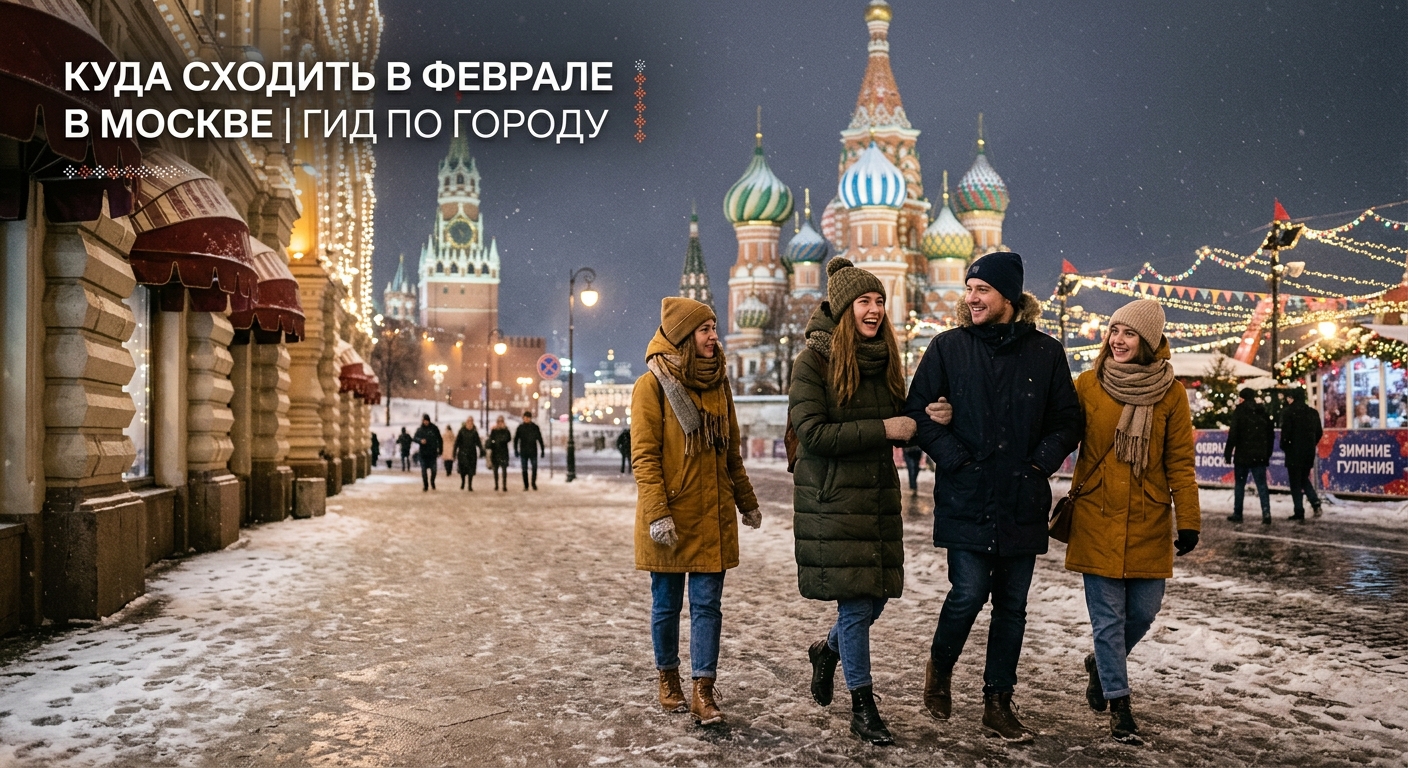 Иллюстрация к статье: Куда сходить в Москве в феврале: зимние развлечения и события