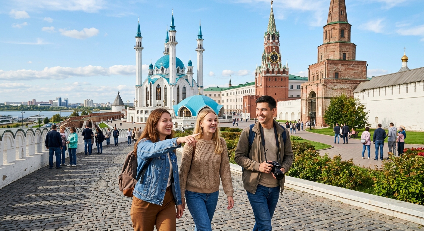 Иллюстрация к статье: Куда сходить в Казани: лучшие места и достопримечательности