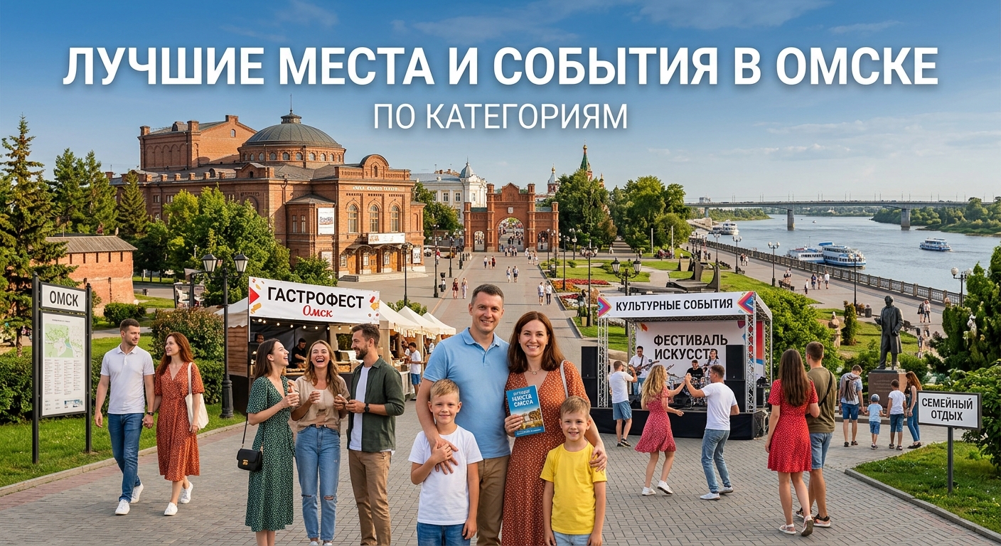 Иллюстрация к статье: Куда сходить в Омске: топ мест для развлечений