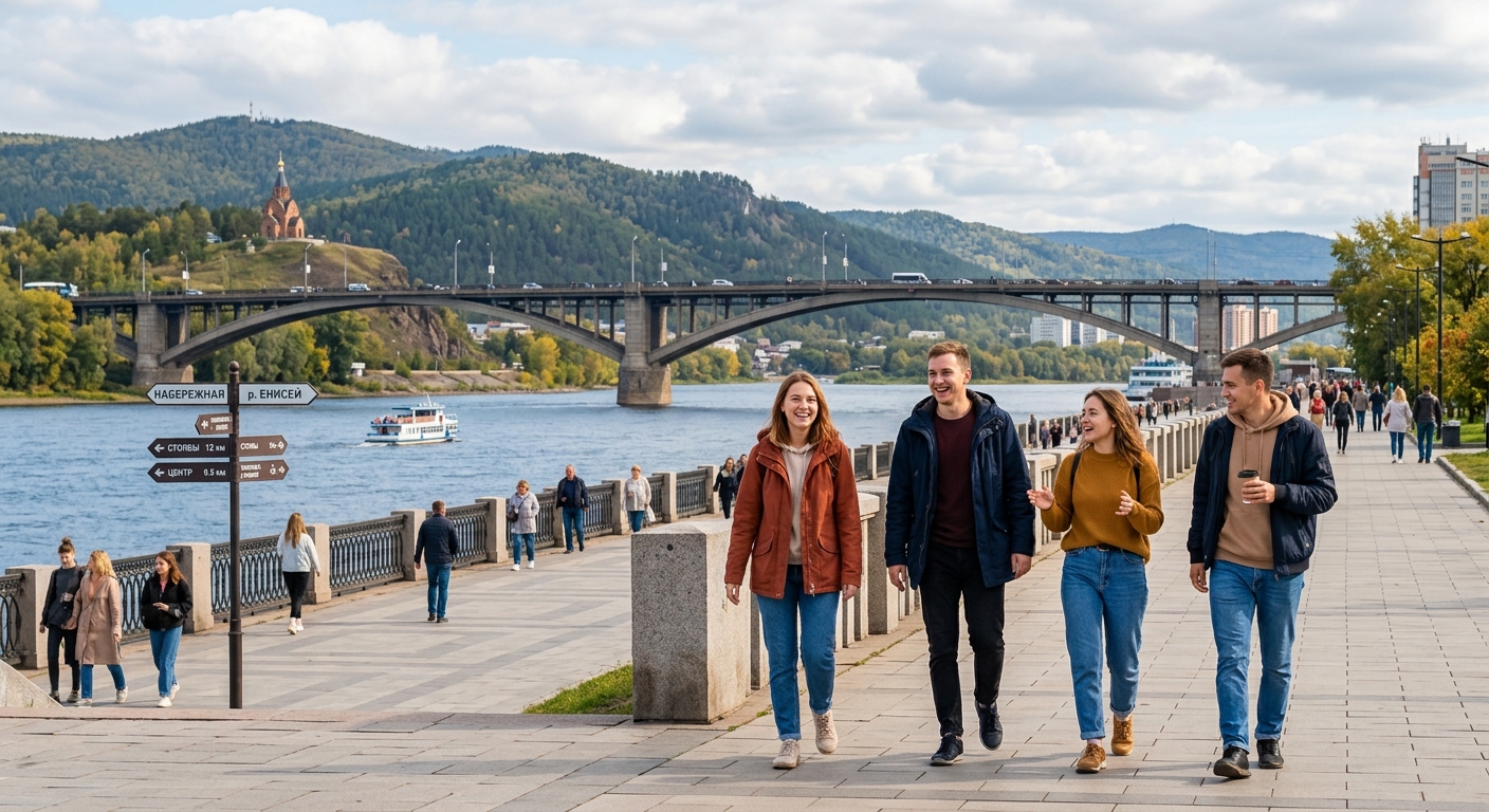Иллюстрация к статье: Куда сходить в Красноярске: места для досуга и развлечений
