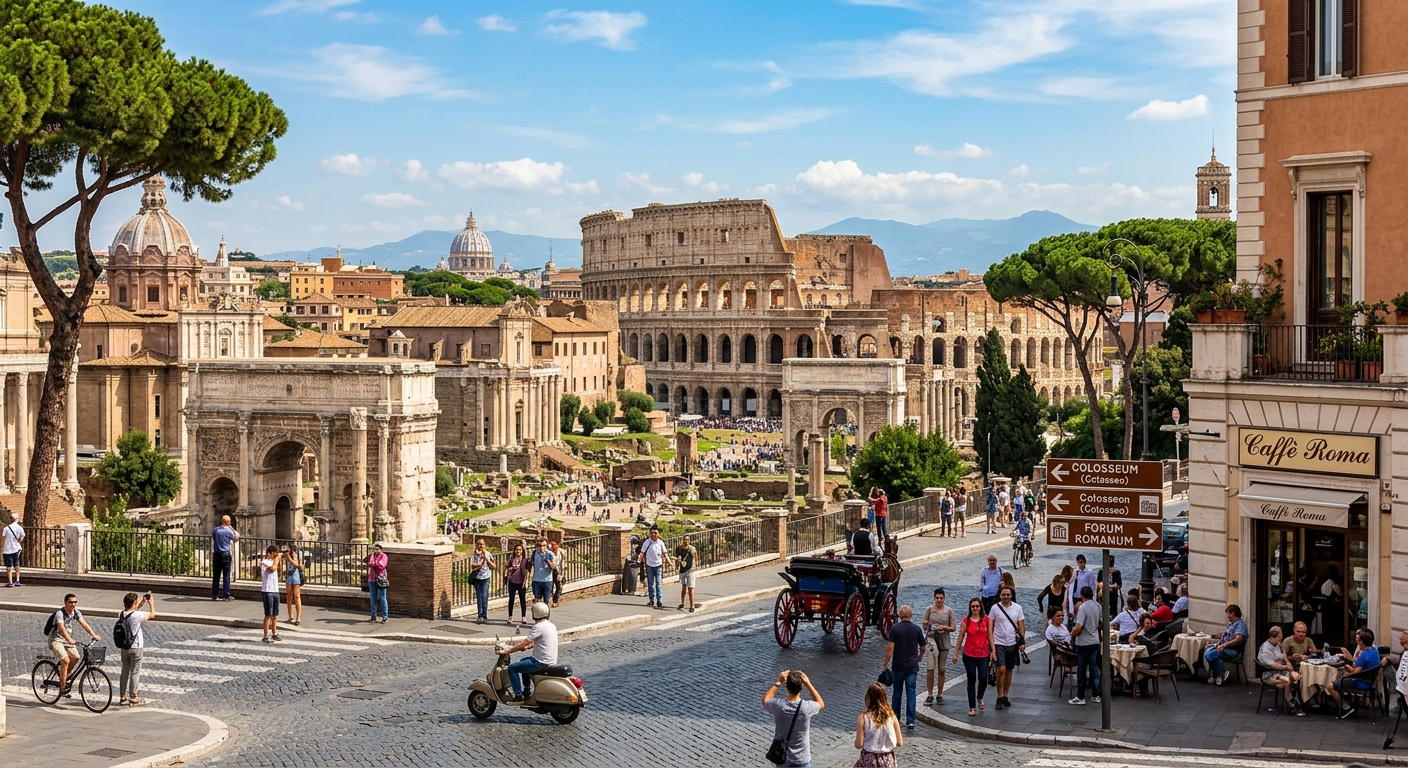 Illustration for article: 15 Must-See Rome Attractions and Historical Sites