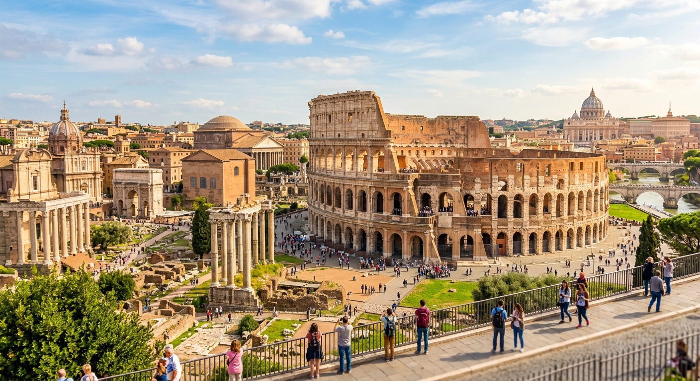 Illustration for article: 15 Must-See Rome Attractions and Historical Sites
