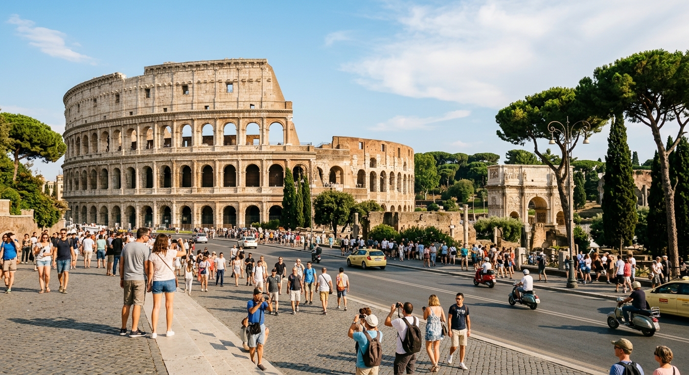 Illustration for article: 10 Famous Places in Rome Every Tourist Must Visit