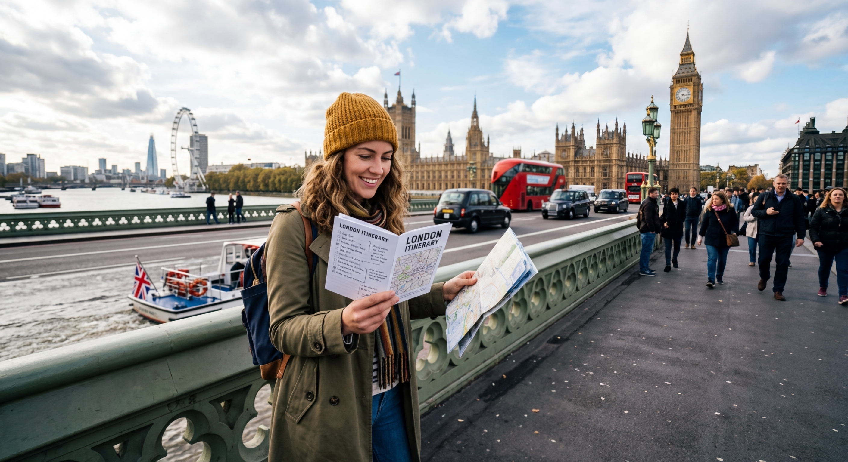 Illustration for article: The Perfect London Itinerary for First-Time Visitors