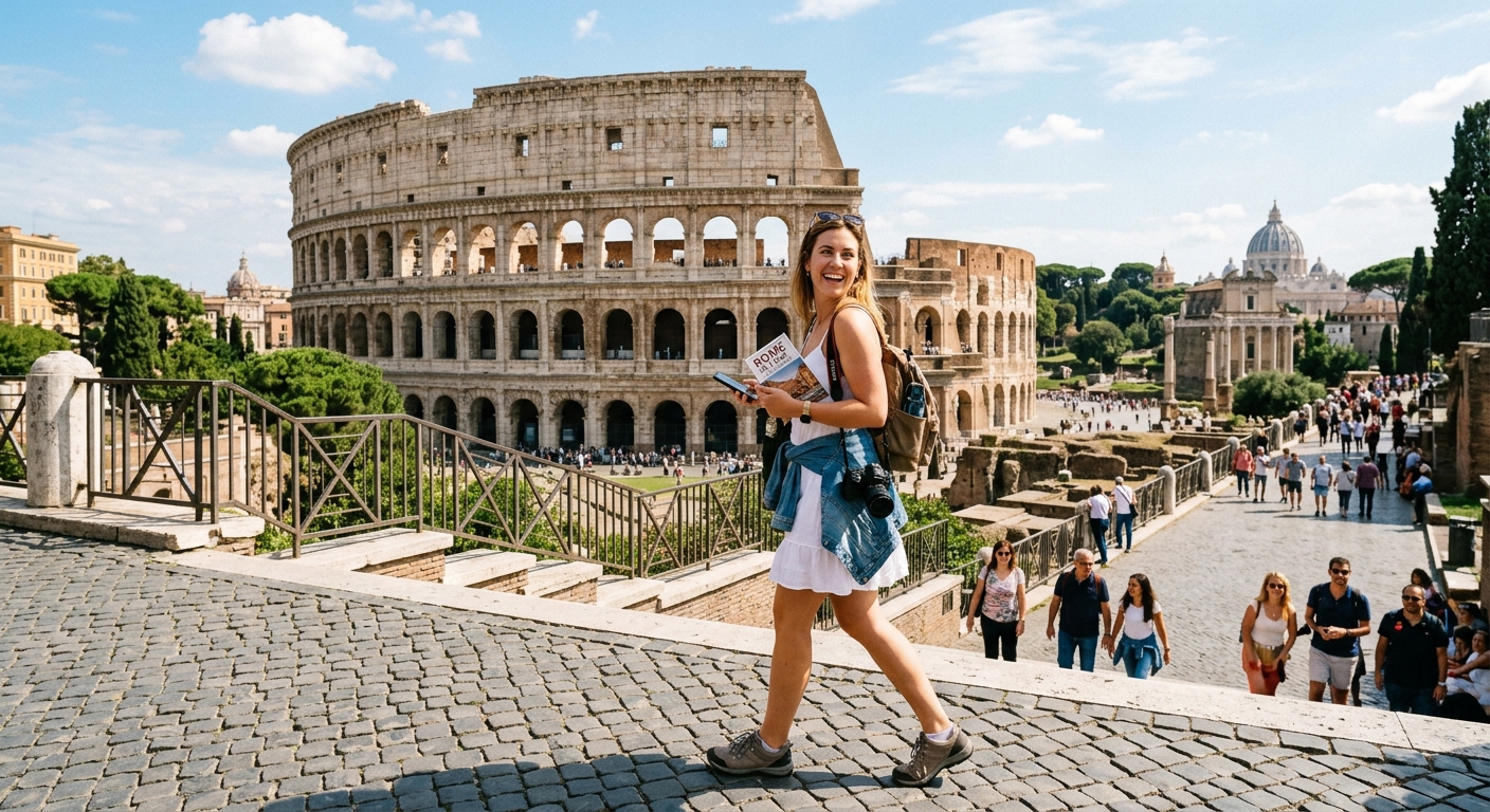 Illustration for article: How to See the Best of Rome in One Day