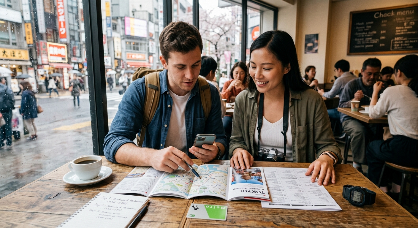 Illustration for article: The Ultimate Tokyo 5 Day Itinerary