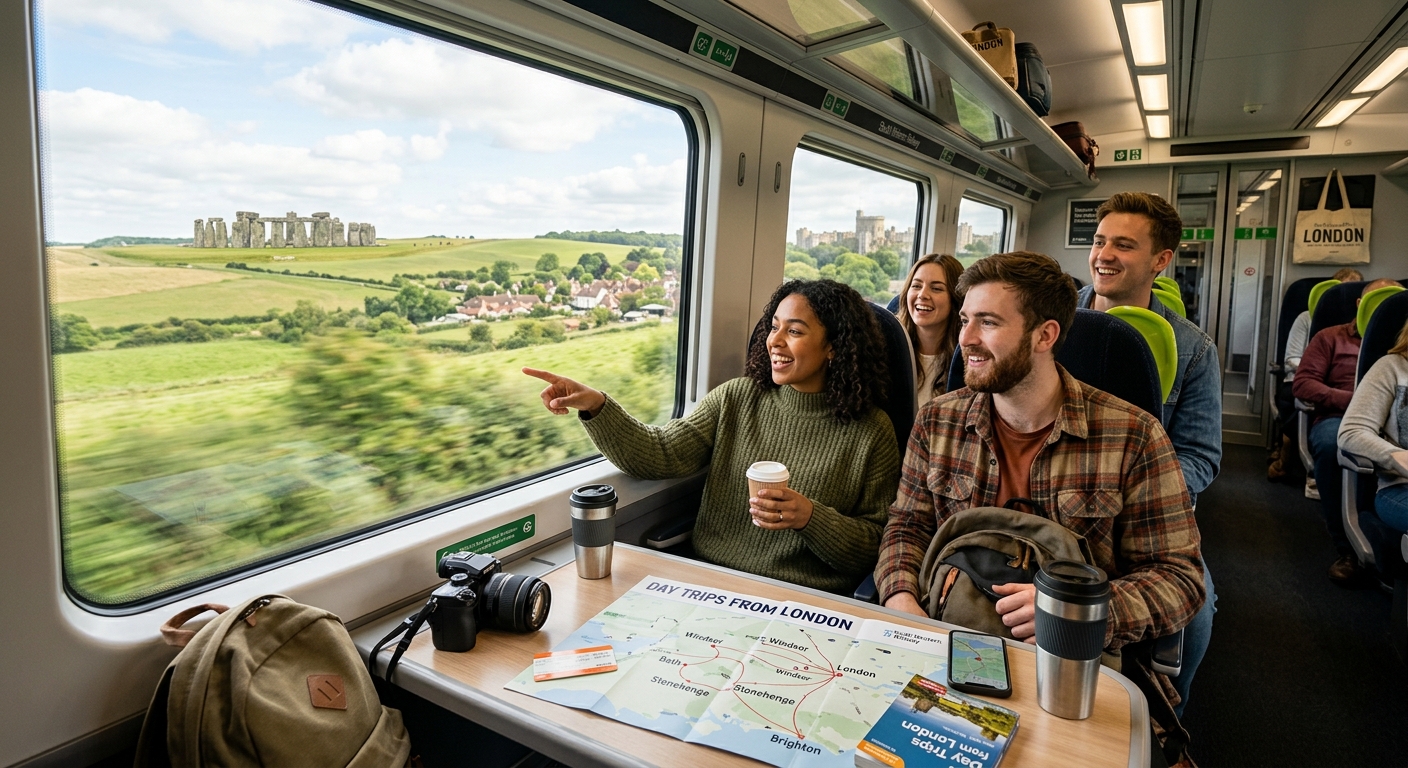 Illustration for article: 10 Best Day Trips from London by Train