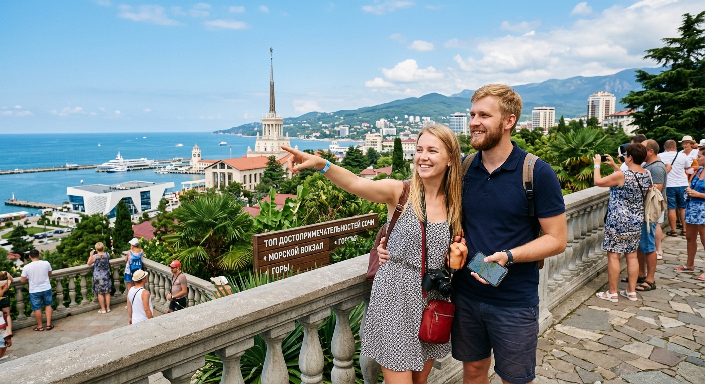 Иллюстрация к статье: Куда сходить в Сочи: развлечения и достопримечательности