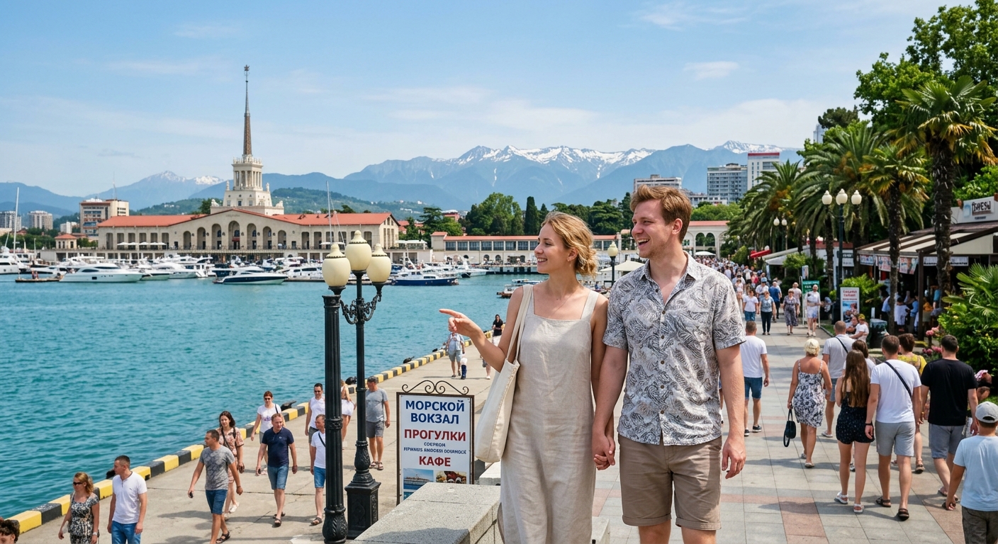 Иллюстрация к статье: Куда сходить в Сочи: развлечения и достопримечательности