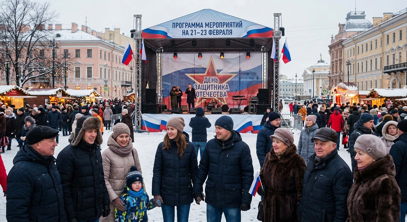 Иллюстрация к статье: Куда сходить 23 февраля в Москве: идеи для мужского праздника