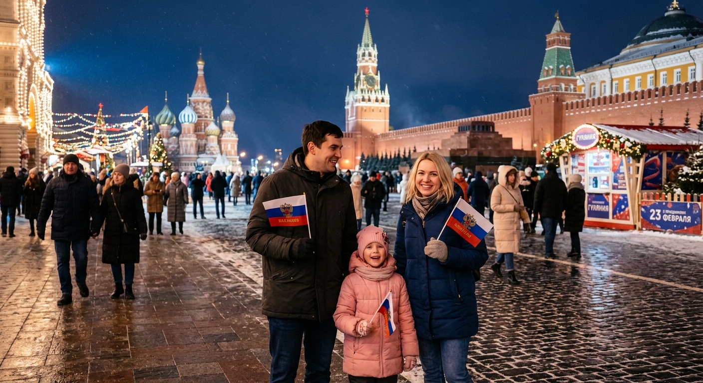 Иллюстрация к статье: Куда сходить 23 февраля в Москве: идеи для мужского праздника