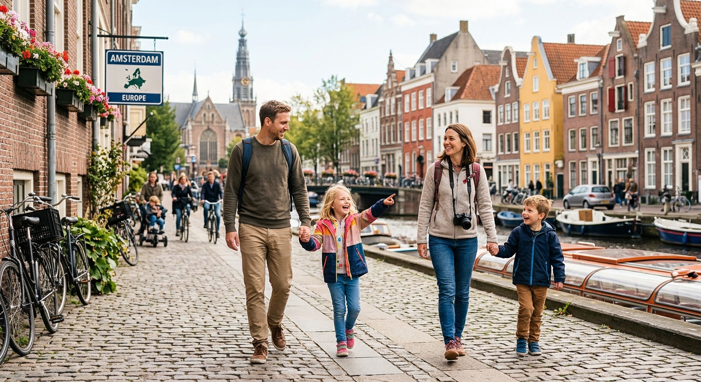 Illustration for article: Top 10 Best Places to Visit with Kids in Europe