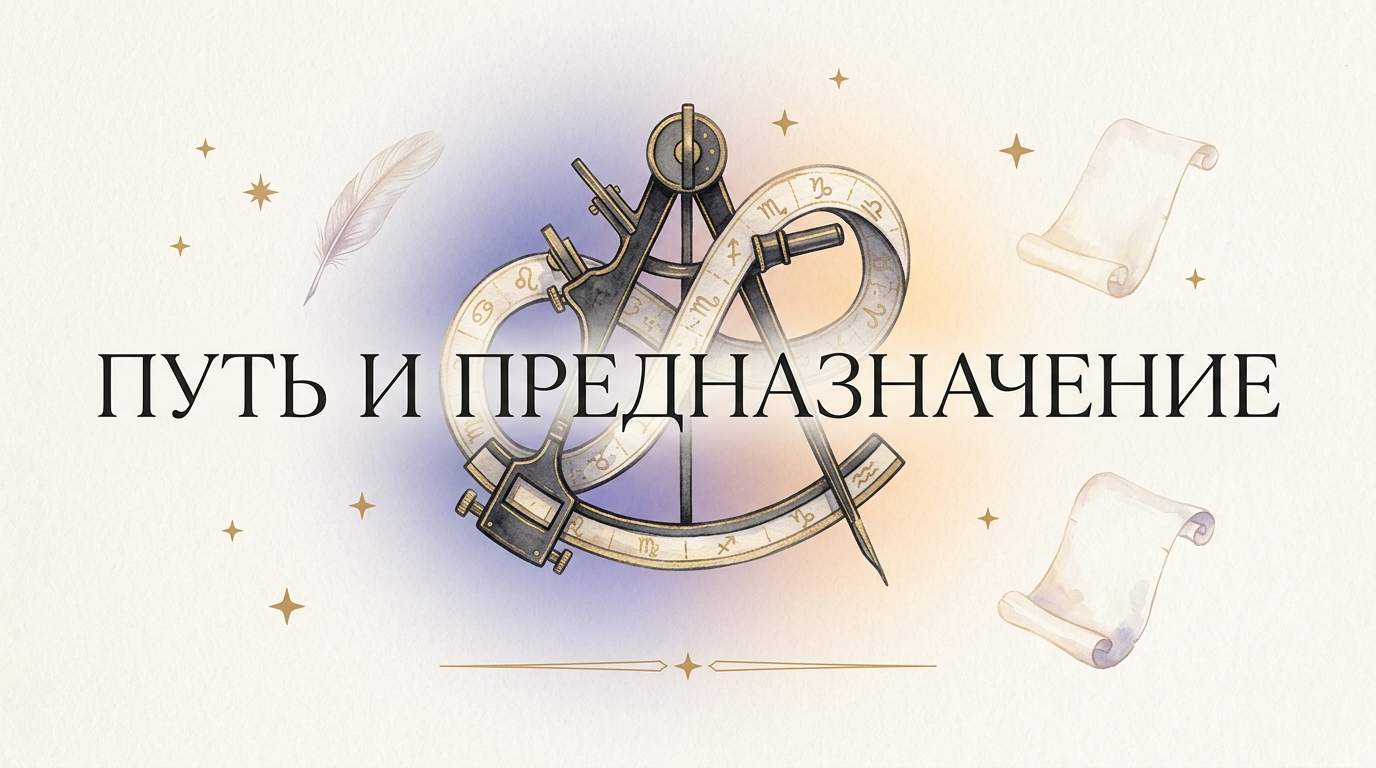 Лунные узлы в натальной карте: кармический путь и предназначение