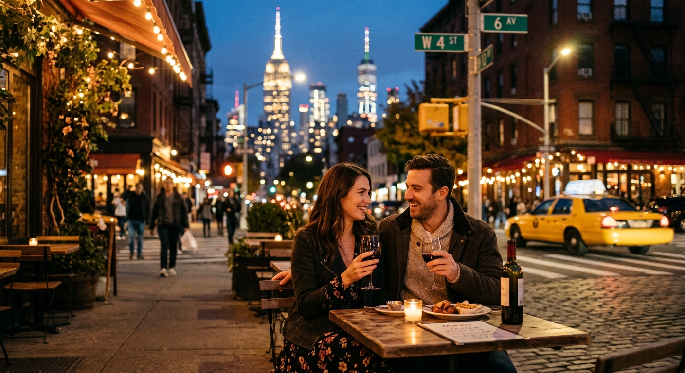 Illustration for article: Epic Date Night Ideas in NYC for Every Budget