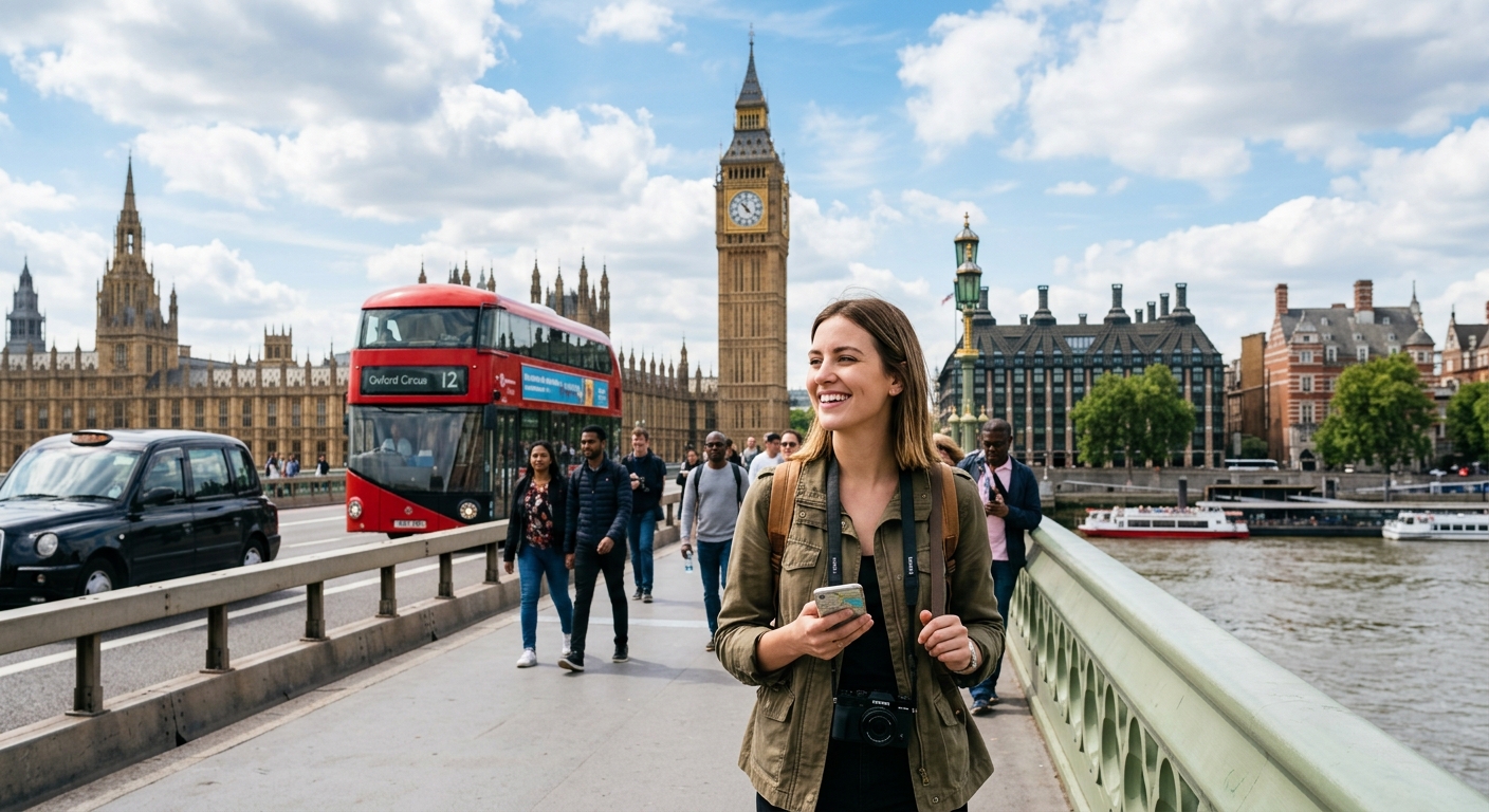 Illustration for article: A Solo Traveler's Guide: Things to Do Alone in London