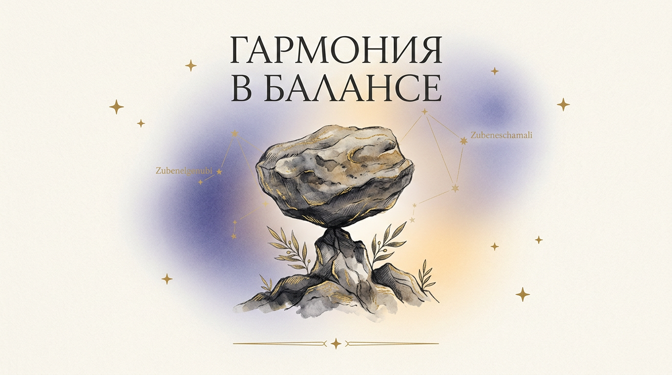 Натальная карта Весы-мужчины: гармония и дипломатия