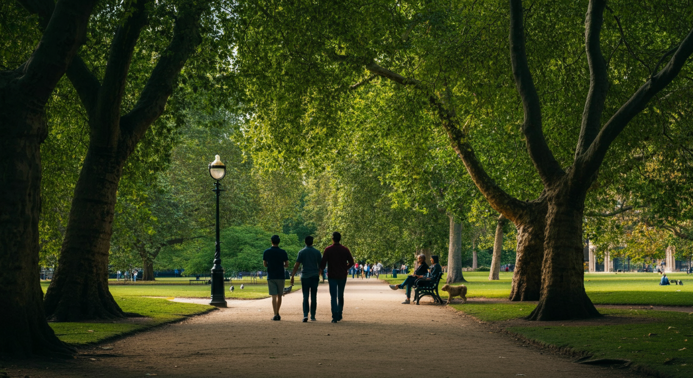Illustration for article: The Most Beautiful Parks in London for a Sunny Day