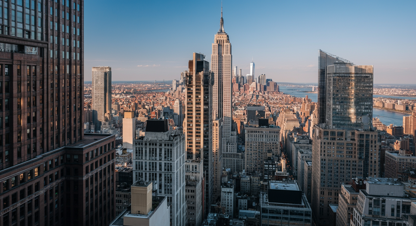 Illustration for article: Where to Find the Best Views in NYC