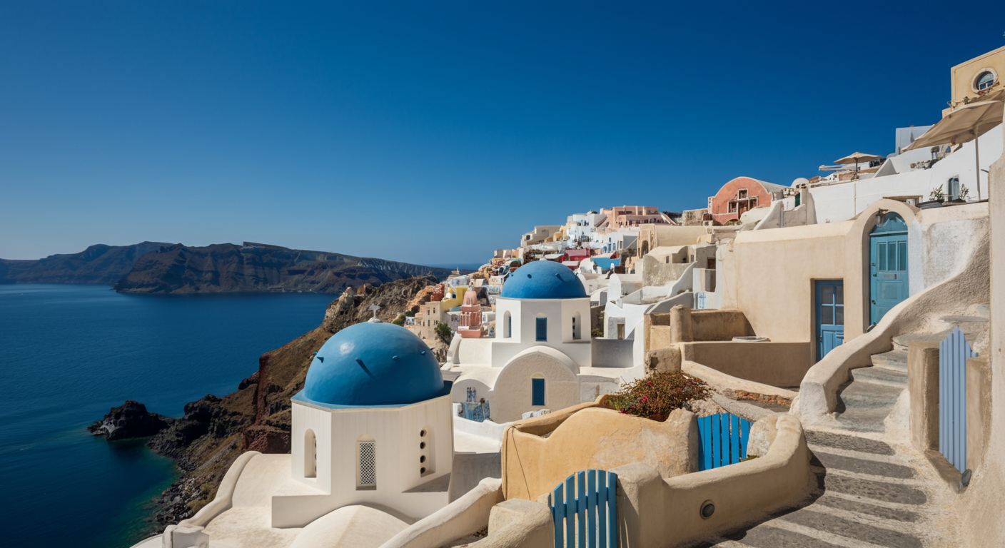 Illustration for article: Best Photo Spots in Santorini (With Exact Locations)