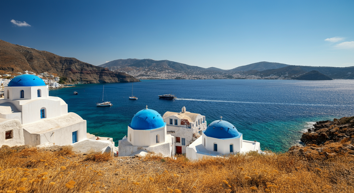 Illustration for article: The 10 Best Islands to Visit in Greece for First-Timers