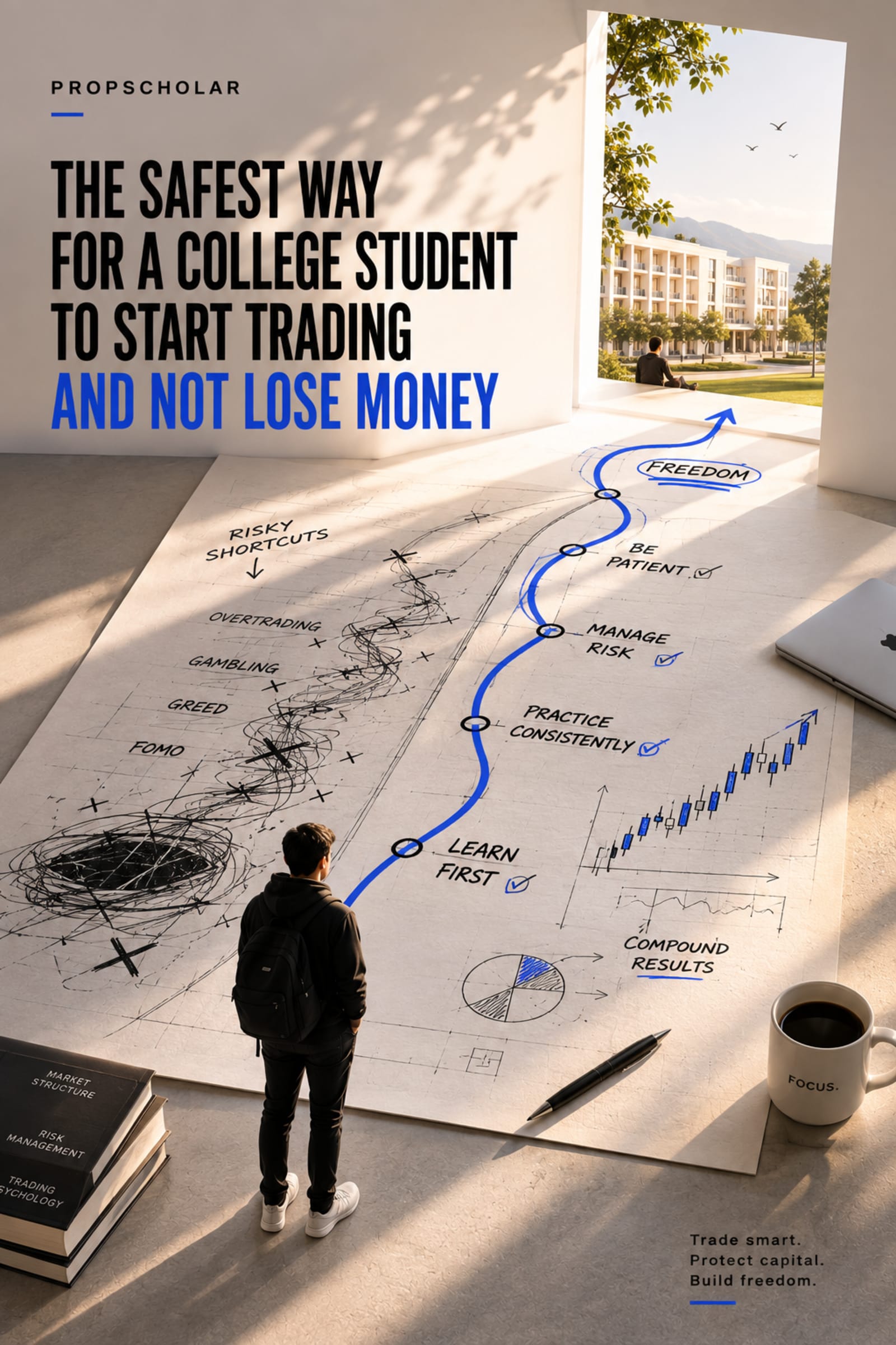 The Safest Way for a College Student to Start Trading and Not Lose Money