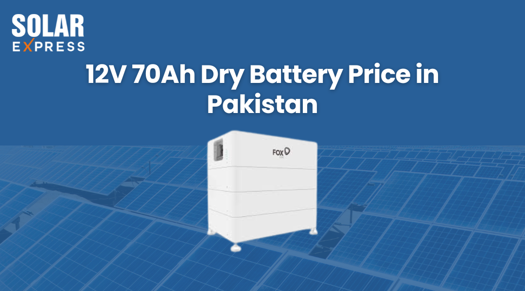 12V 70Ah Dry Battery Price in Pakistan 