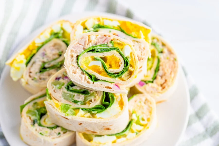 Classic Creamy Egg Tuna Wrap