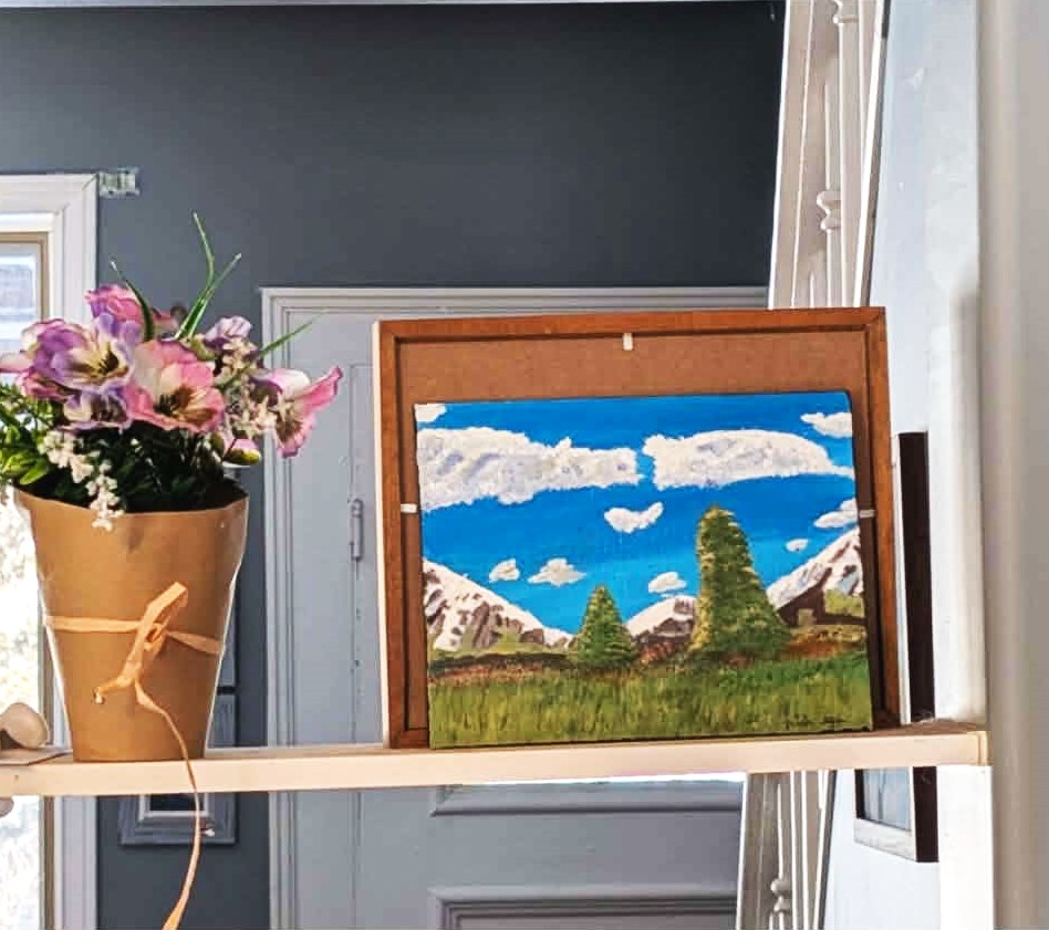 Calm in the Mountains by Canadian artist Mark Thompson