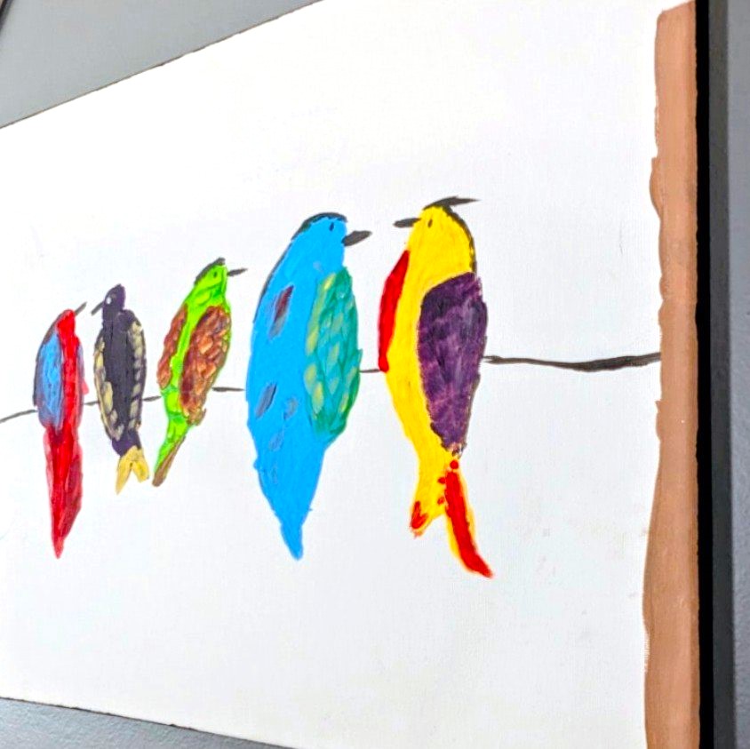Chatter on the Wire by Canadian artist Mark Thompson