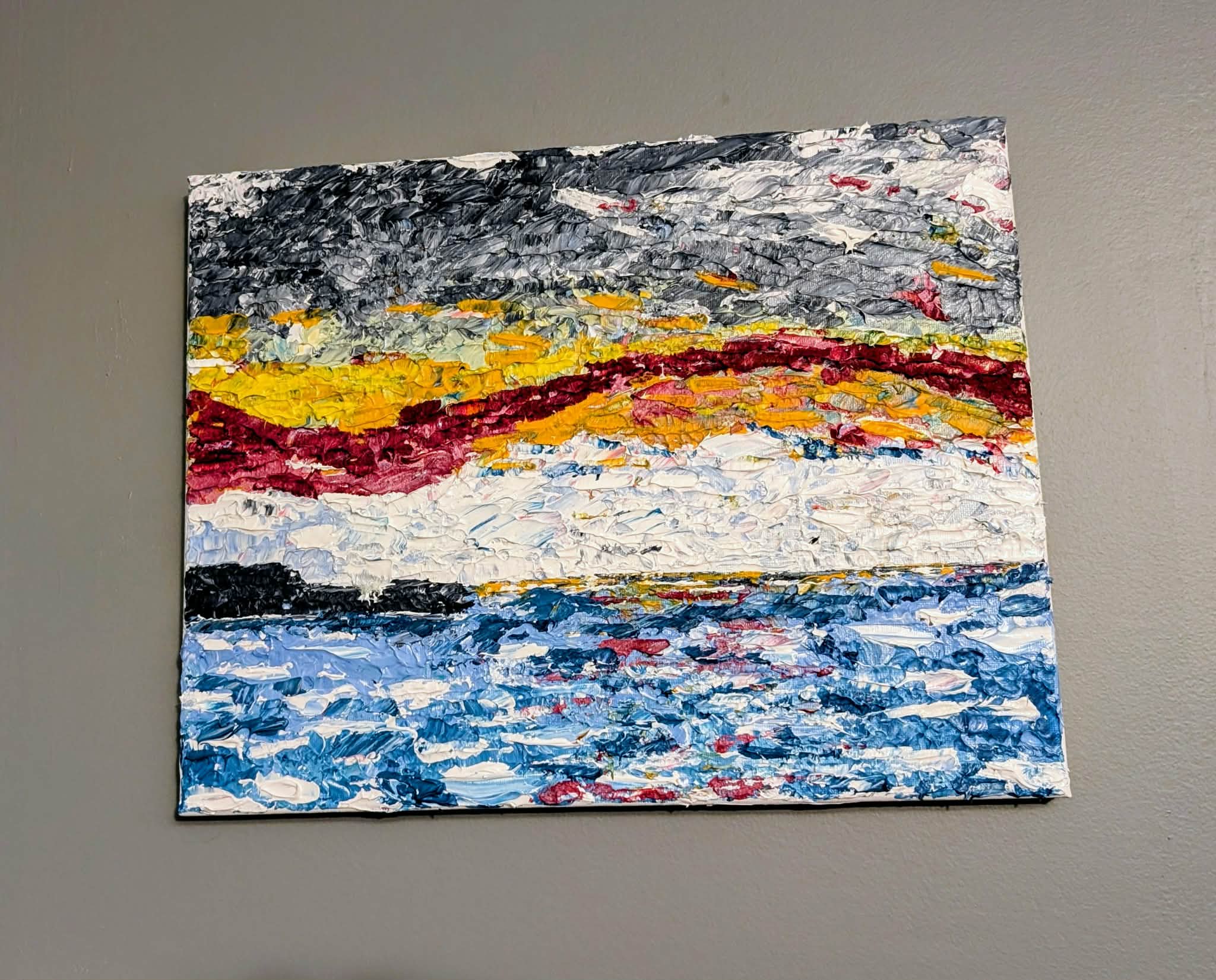 Seascape at Dusk by Canadian artist Mark Thompson