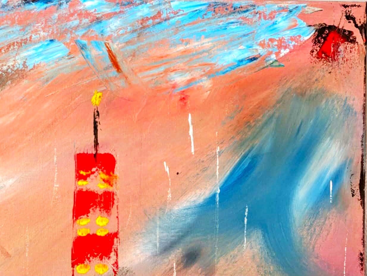 City of Ash and Light by Canadian artist Mark Thompson