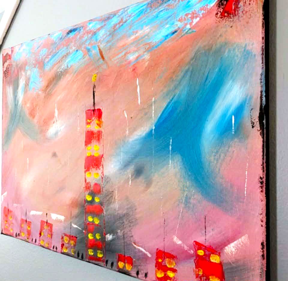 City of Ash and Light by Canadian artist Mark Thompson