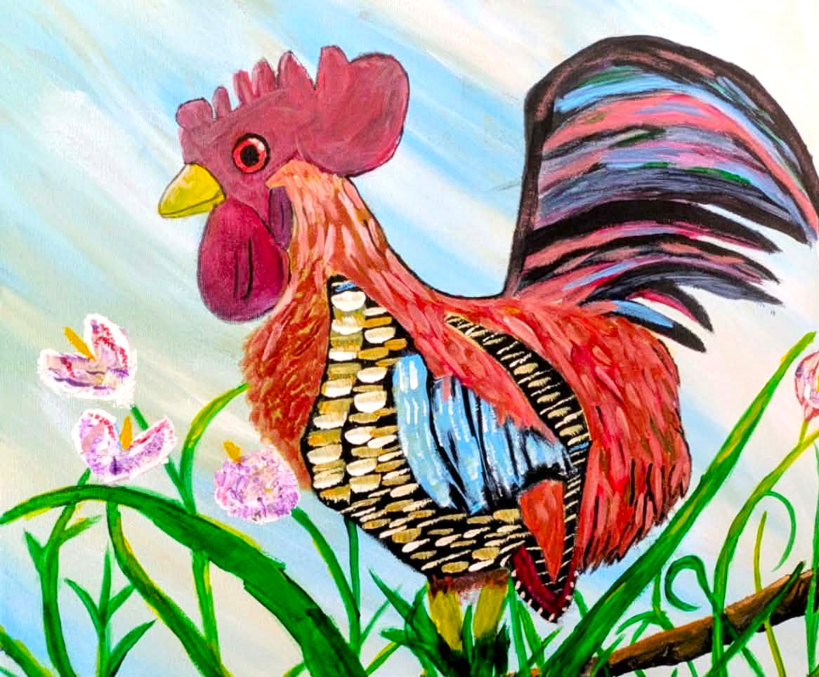 Reggie Rooster by Canadian artist Mark Thompson
