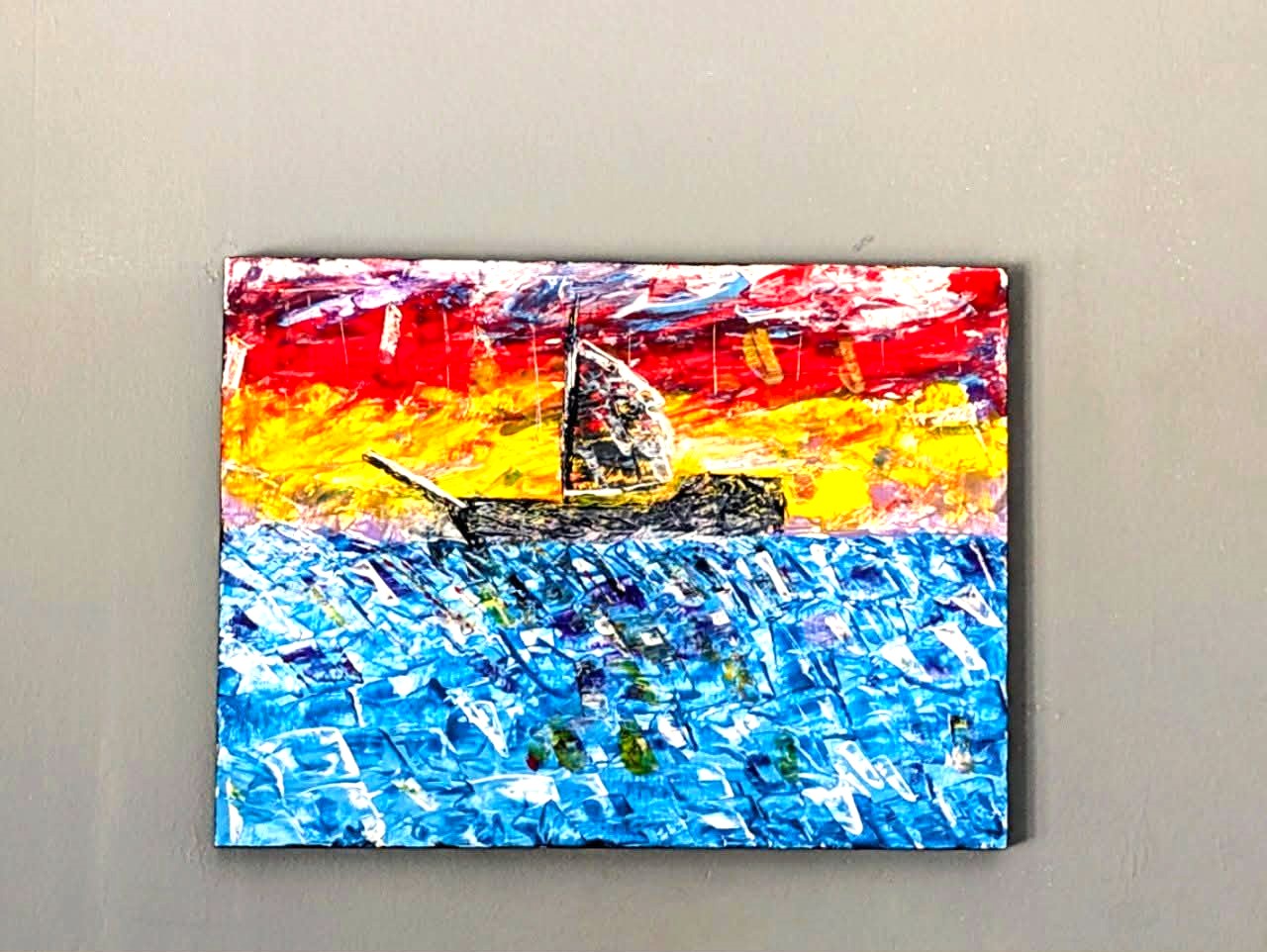 Sailing for the Dawn by Canadian artist Mark Thompson