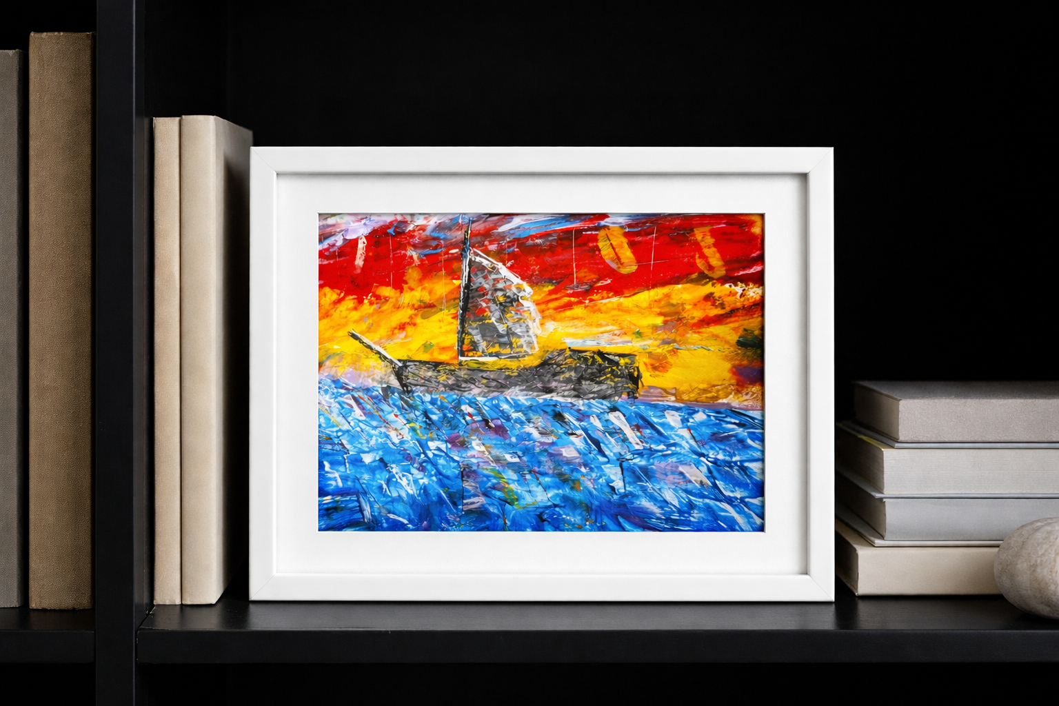 Sailing for the Dawn by Canadian artist Mark Thompson