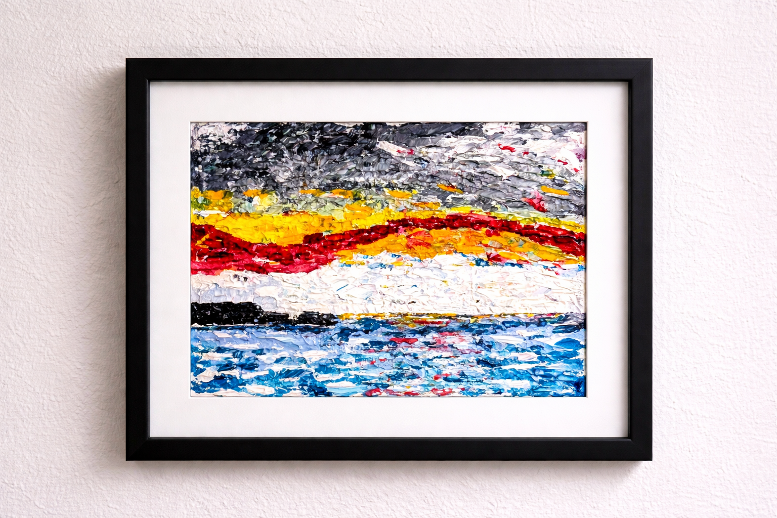 Seascape at Dusk by Canadian artist Mark Thompson
