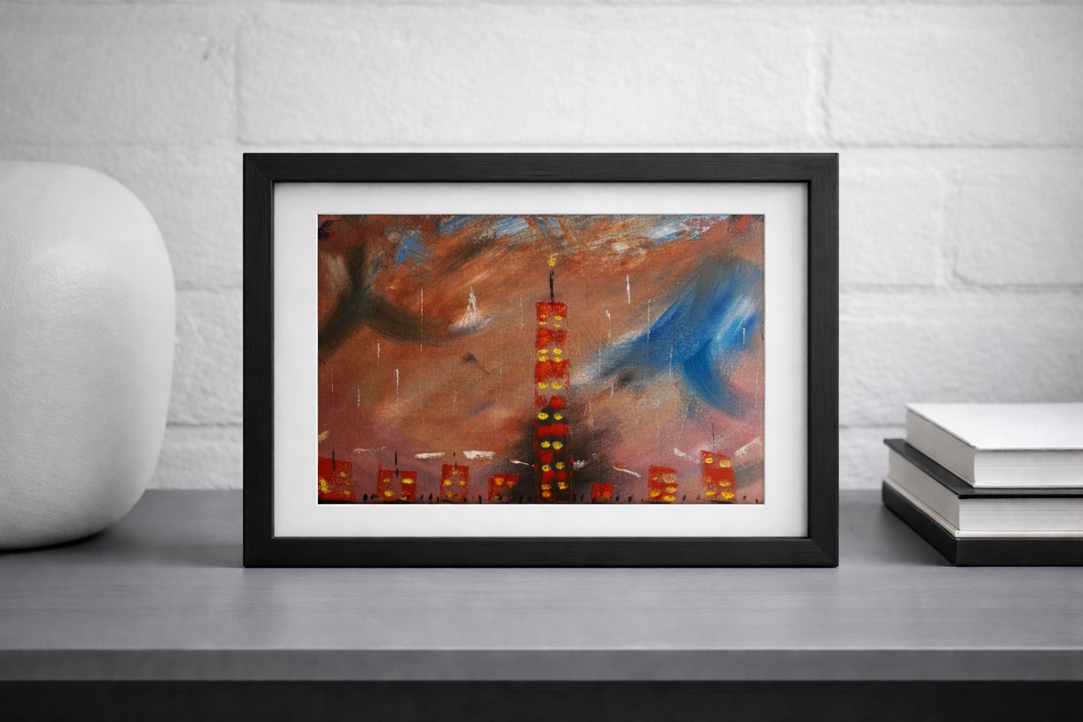 City of Ash and Light by Canadian artist Mark Thompson